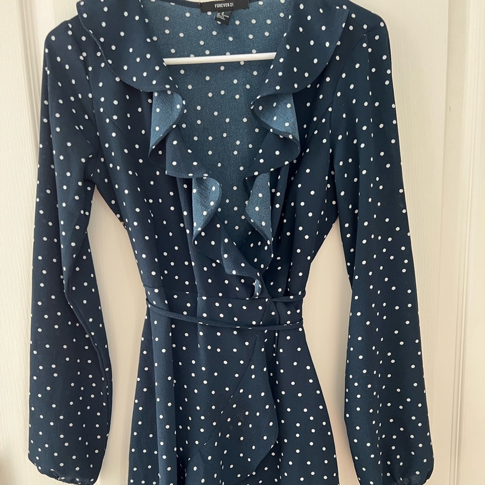 Wrap mini dress